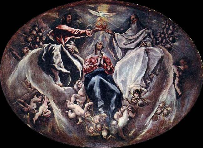 El Greco The Coronation of the Virgin oil painting picture